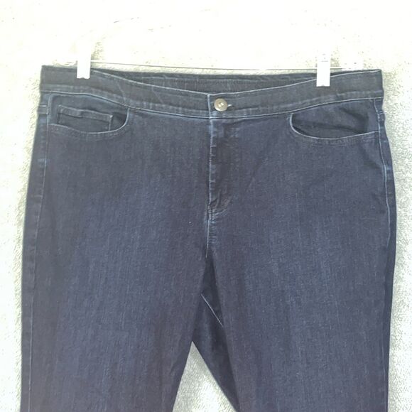 J Jill Jeans Womens 16 Tall Blue Legging Skinny Stretch Dark Wash 5 Pockets - Picture 6 of 10